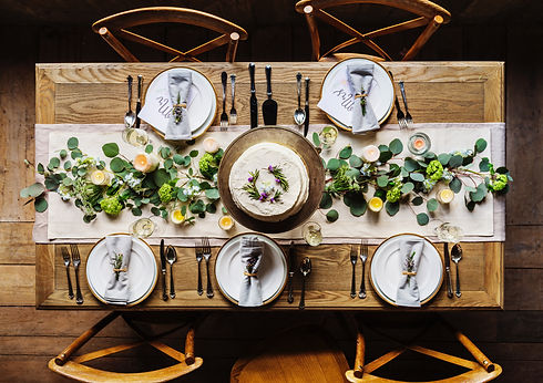 Festive Dinner Table